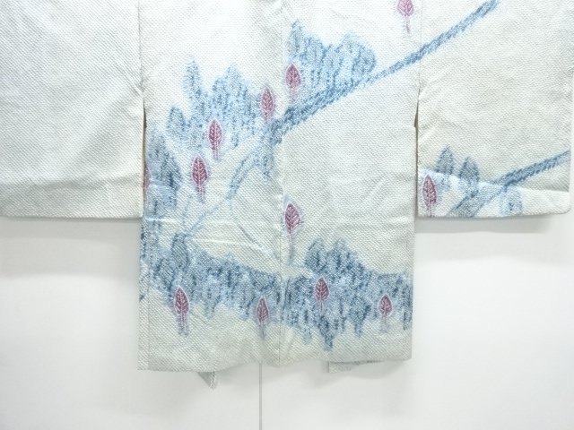 JAPANESE KIMONO / ANTIQUE HAORI / SILK / ALL SHIBORI / TREE